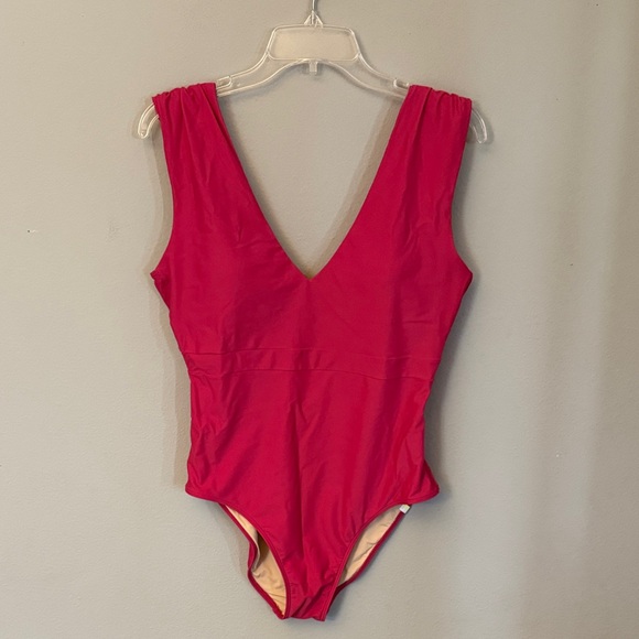 Summersalt Bold Pink Swimsuit Size 12 - Picture 1 of 7